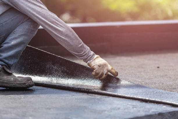 Professional Basement Waterproofing technician working in Waynesfield, OH